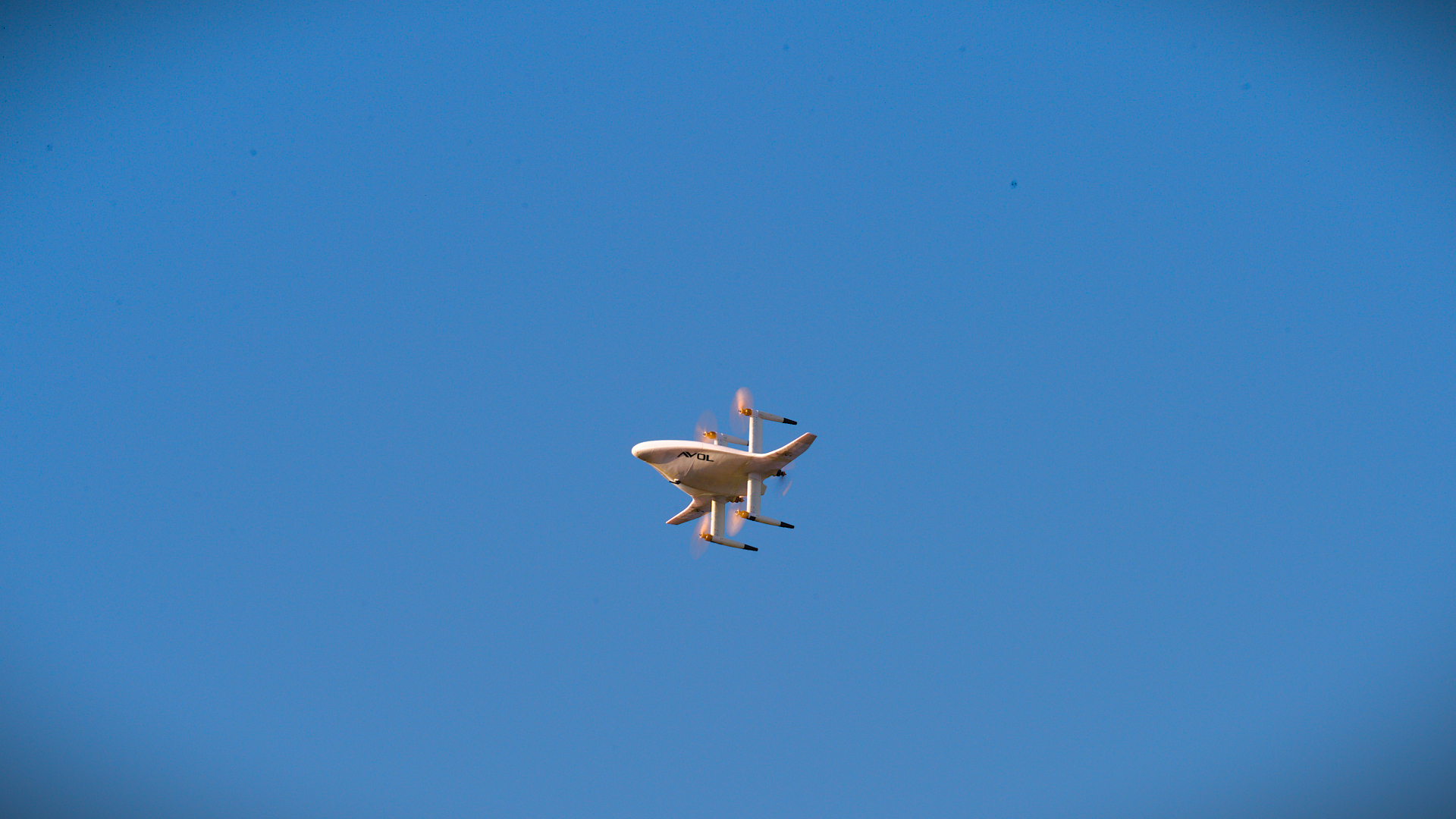 Avol delivery drone in flight